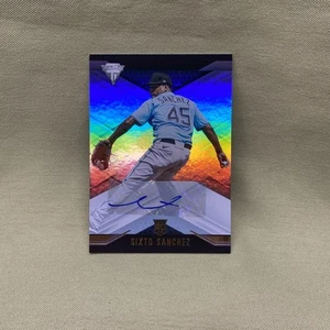 2021 CHRONICLES TITANIUM SIXTO SANCHEZ AUTOGRAPH ROOKIE #12 Miami Marlins 🔥 - Bild 1 von 2