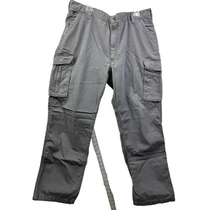 Carhartt Force Relaxed Fit Cargo Pants Men's Gray Size 42x32 Utility Workwear - Picture 1 of 13