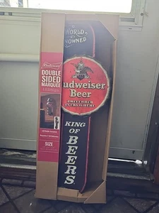 Budweiser King Of Bears Sign NEW IN ORIGINAL PACKAGE - Picture 1 of 12