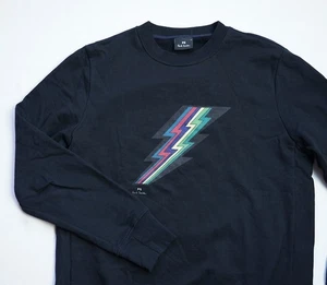 Paul Smith Lightning Bolt Sweatshirt mens Jumper Pullover top size M Medium - Picture 1 of 9