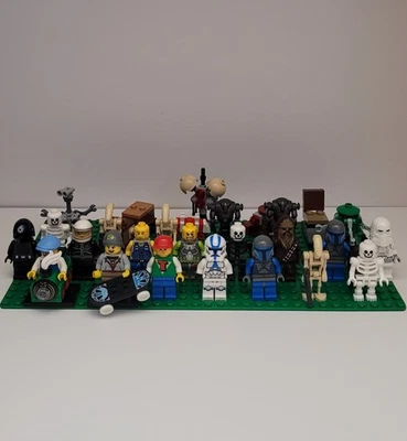 Лот минифигурок LEGO | 20+ фигурок | Star Wars, CMF | Advent Calendar 75418 детали - Изображение 1 из 4