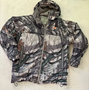 Chaqueta de caza Russell Outdoors Whiteout L5 APX Realtree camuflada para hombre XL aislada - Imagen 1 de 7