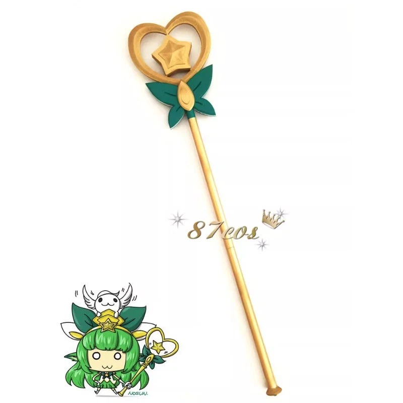 League of Legends Magic Girl Lulu Cosplay 90 cm Palo Bastones the Fae Hechicera  Foto 1 de 4