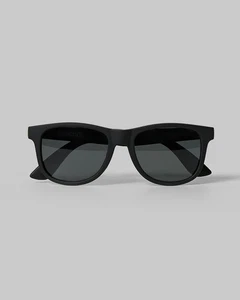 32 Grad Sonnenbrille Unisex Sport abgerundetes quadratisches Gestell dunkelmarine/schwarz neu mit Etikett - Bild 1 von 4