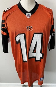 Camiseta Andy Dalton NFL Cincinnati Bengals #14 Naranja/Negro Talla XL Reebok - Imagen 1 de 4