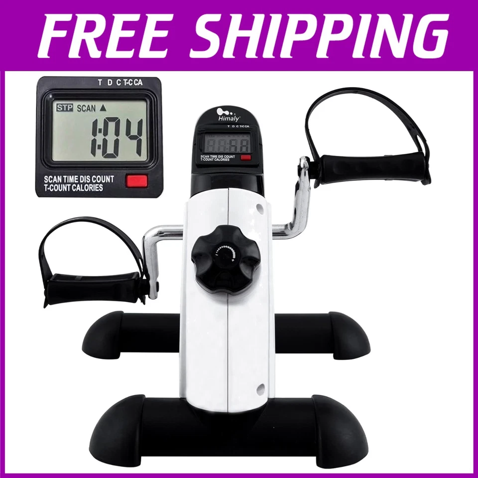 LCD Display Under Desk Bike - Lightweight & Portable Design - Image 1 of 4