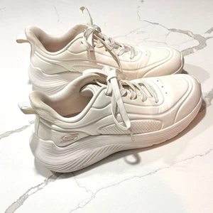 Skechers Bobs Sport Squad Waves Damen-Sportschuhe weiß Memory Foam 7,5 - Bild 1 von 12