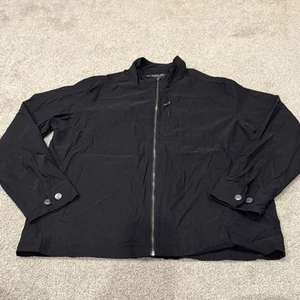 Orvis Men’s Full Zip Jacket Nylon Stretch Casual Black XL - Picture 1 of 8
