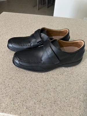 Nuevo Dr. Zapato de vestir Comfort Frank para hombre negro, talla 14, ancho Foto 1 de 4