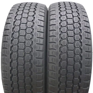 2 x BRIDGESTONE 195/65 R16C 104/102R Blizzak W800 Winterreifen 2010 6,8-7,5mm - Bild 1 von 7