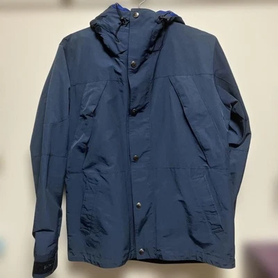 SOPHNET. Navy Mountain Parka Button Closure Adjustable Cuffs Used - Image 1 of 4