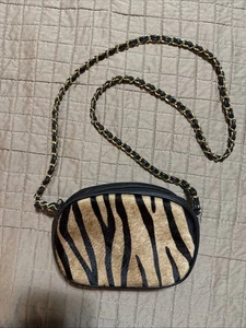 zebra print crossbody purse - Picture 1 of 9