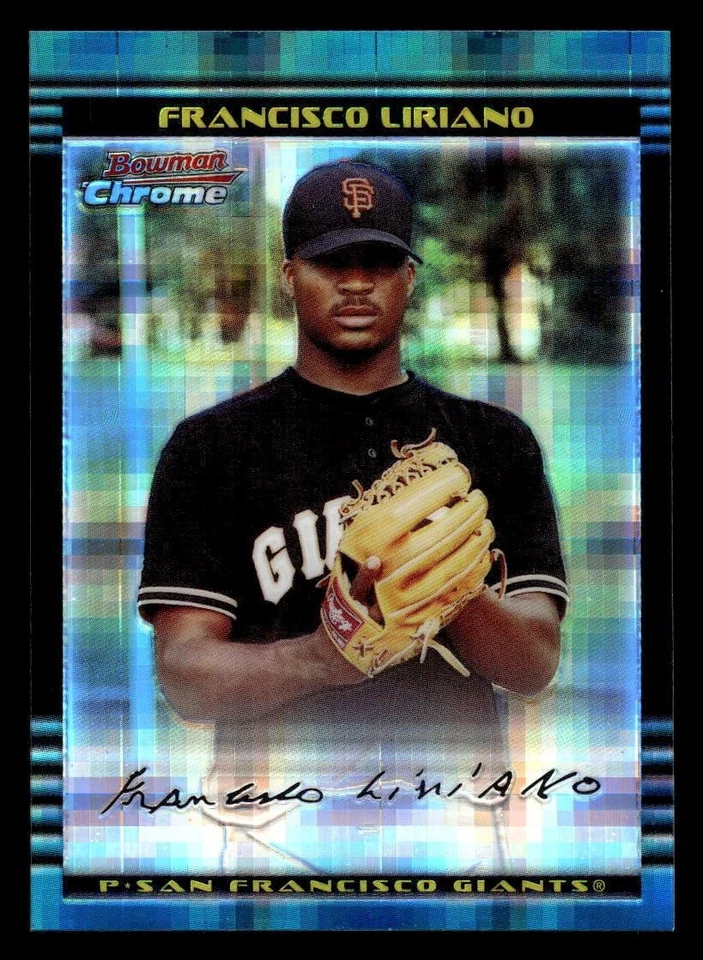 Bowman 2002 cromo Francisco Liriano 174 X-fractors radiocontrol 142/250 gigantes Foto 1 de 2