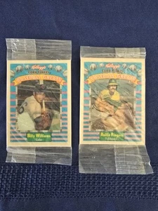 2 SEALED COMPLTETE SPORTFLICS 3D SETS 1991 KELLOGG'S CORN FLAKES BASEBALL GREATS - Picture 1 of 6