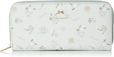 Sanrio Pochacco Wallet Round Long Wallet Women's Light Blue Foto 1 de 4
