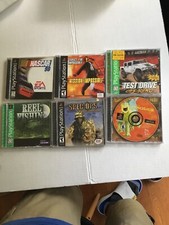 Lot of 6 PS1 Games Nascar98, Mission Impossible, Dinosaur, Specops, Reel Fishing