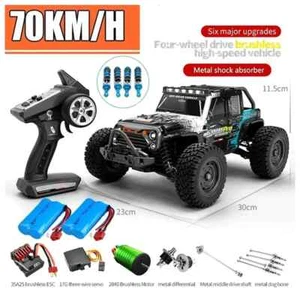 Lo último 1:16 4x4 RC Coche con LED 2.4G Control Remoto Coches 70KM/H Drift Monster Truck - Imagen 1 de 32
