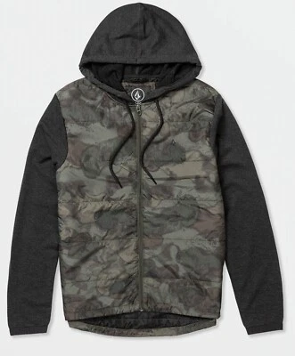 Volcom TURNING STONES  Hooded  Jacket Men's L  NEW - Image 1 of 2