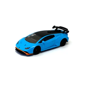 2022 Lamborghini Huracan STO Blue MSZ Metal Speed Zone 1/64 Scale Toy Car - Picture 1 of 4