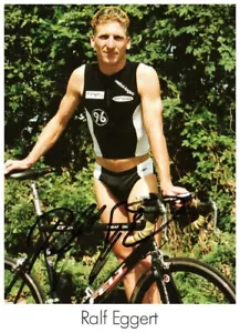 Ralf Eggert Triathlon (3.WM 1994) Autogrammkarte (04.25) - Bild 1 von 1