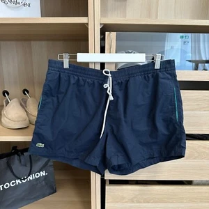Lacoste Mens Swim Shorts Size XL Navy Holiday Beach Summer Swimming Trunks - Picture 1 of 6