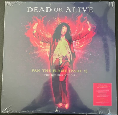 DEAD OR ALIVE FAN THE FLAME 2 CLEAR VINYL LP 180 GRAM IMPORT  NEW SEALED MINT - Image 1 of 2
