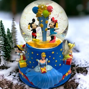 Caja de música globo de nieve de Walt Disney 100 aniversario cuando desees upon una estrella - Imagen 1 de 7