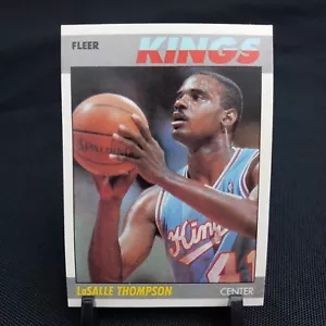 1987-88 Fleer Sacramento Kings Basketball Card #107 LaSalle Thompson (1A373) - Picture 1 of 3