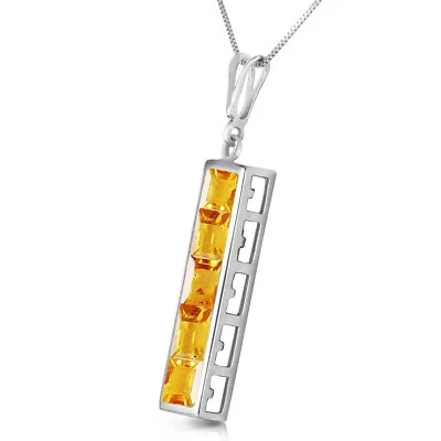 14K. COLLAR ORO MACIZO CON CITRINOS NATURALES Foto 1 de 4