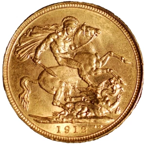 Australia Gold Sovereign 1912 S Sydeny Mint KM#29     11822 - Picture 1 of 3