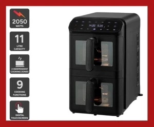 Kogan 11L Double Stack Air Fryer β Dual Zone Cooking Power! - Picture 1 of 14