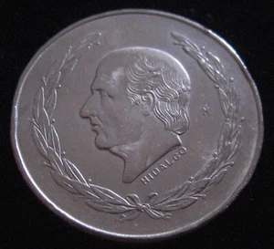 MDS MEXIKO MEXICO CINCO 5 PESOS 1953 "HIDALGO", SILBER  #A - Picture 1 of 2