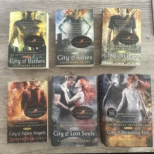 Cassandra Clare THE MORTAL INSTRUMENTS 6- Book Set 4 Paperback 2 Hardcover - Picture 1 of 20