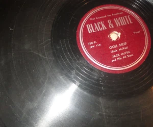 78RPM Black & White 750 Jack McVea - Ooh Mop / Bartender Boogie, clean V VG - Picture 1 of 3