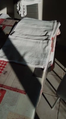 lot de 6 TORCHONS ANCIENS EN métis  tous différents jamais servit comme torchons - Photo 1/2