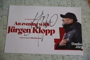 ORIGINAL Autogramm von Jürgen Klopp. pers. gesammelt. 100% ECHT. LIVERPOOL RAR!! - Bild 1 von 1