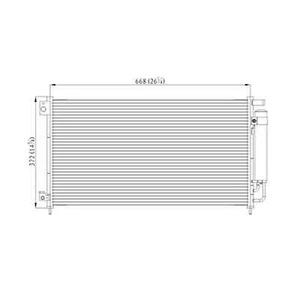Condensador de aire acondicionado para Honda Accord 2003-2007 cupé CNDDPI3152 - Imagen 1 de 1