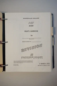 Fairchild Hiller F-27 Pilot's Handbook 1968 - Imagen 1 de 15