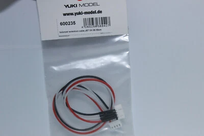 Yuki 600235 Balancer Verlängerung JST XH 3S 30cm Kabel NEU in OVP - Bild 1 von 3