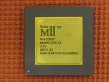 Cyrix MII-266GP 66MHz Bus 3X 2.9V Vintage CPU Processor Gold/Ceramic 28071-23