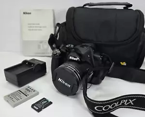 Nikon Coolpix P530 Black Digital Camera 42x Zoom 16.1 Megapixels Tested Works - Picture 1 of 11