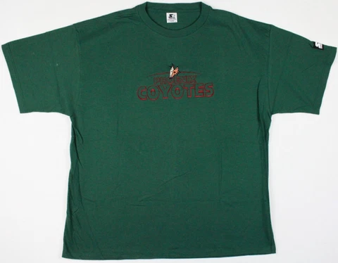 Phoenix Coyotes Vintage 90's Starter Embroidered T-Shirt Size XL/2XL Cover