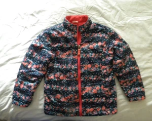 Wonder Nation geblümt Größe 6/6X Mädchen Fleece gefütterte Herbstjacke gebraucht - Bild 1 von 4