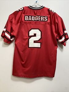 Wisconsin Badgers Top of the World NCAA College Team #2 Red Jersey Playmaker M