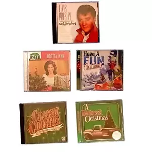 Menge 5 Weihnachtsmusik CDs Elvis Presley, Loretta Lynn und mehr - Bild 1 von 13