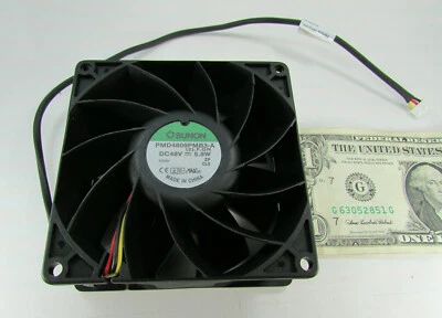 New Sunon Tubeaxial Fans, 92MM x 38MM, 48VDC 3800 RPM Ball Bearing PMB4089PMB3-A - Image 1 of 4