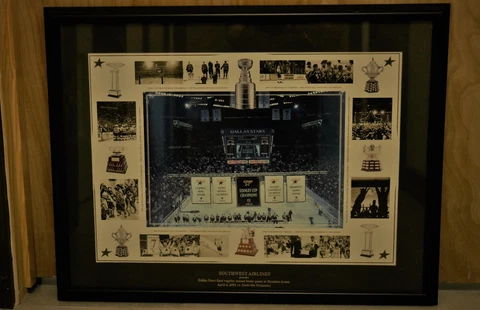 Dallas Stars Final Game at Reunion Arena Commemorative Poster Cover