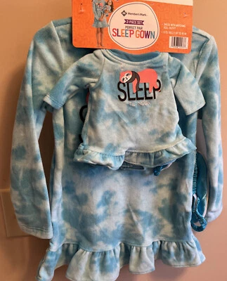 "Vestido de dormir Member's Mark con traje de muñeca de 18"" a juego nuevo talla 4" Foto 1 de 4