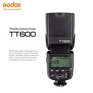 Godox TT600 Camera Flash High Speedlite 2.4G Wireless GN60 For Canon Sony Nikon - Photo 1/7
