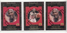 Three Michael Jordan Predictor Cards- 2 R5's and 1 R' from 1995 Players/Month